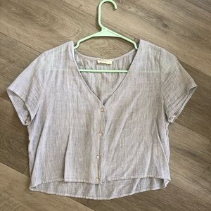 Blue beach crop top🏖